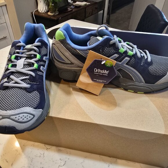 Asics Sportstyle Gel-Nimbus 9 Blue Steel Running New Men Shoes 11201A584 023 - Picture 2 of 12